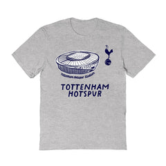 Tottenham Hotspur Vive La Fete Women's Stadium Style T-Shirt Gray - FIFA World CUP