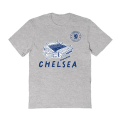 Chelsea Vive La Fete Women's Stadium Style T-Shirt Gray - FIFA World CUP