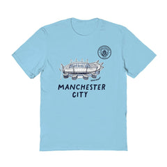Manchester City Vive La Fete Women's Stadium Style T-Shirt Light Blue - FIFA World CUP