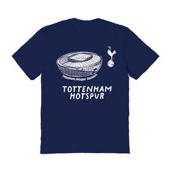 Tottenham Hotspur Vive La Fete Women's Stadium Style T-Shirt Navy - FIFA World CUP