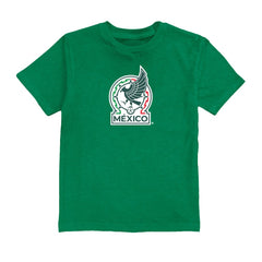 Edson Álvarez Mexico National Team Vive La Fete Youth Player Name & Number Color Badge T-Shirt Green - FIFA World CUP
