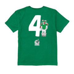 Edson Álvarez Mexico National Team Vive La Fete Youth Player Name & Number Stadium Style T-Shirt Green - FIFA World CUP
