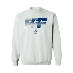 France National Team Vive La Fete Women's FFF Logo Sweatshirt White - FIFA World CUP
