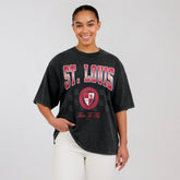 St. Louis Cardinals WEAR by Erin Andrews Women's Oversized Boyfriend T-Shirt - MLB