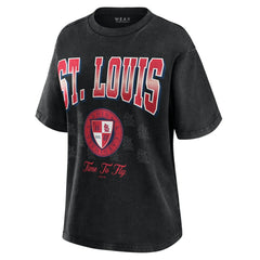 St. Louis Cardinals WEAR by Erin Andrews Women's Oversized Boyfriend T-Shirt - MLB