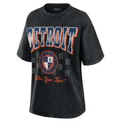 Detroit Tigers WEAR by Erin Andrews Women's Oversized Boyfriend T-Shirt - MLB