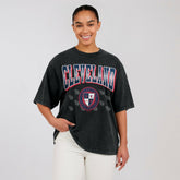 Cleveland Guardians WEAR by Erin Andrews Women's Oversized Boyfriend T-Shirt - MLB