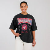 Philadelphia Phillies WEAR by Erin Andrews Women's Oversized Boyfriend T-Shirt - MLB