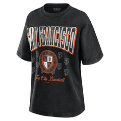 San Francisco Giants WEAR by Erin Andrews Women's Oversized Boyfriend T-Shirt - MLB