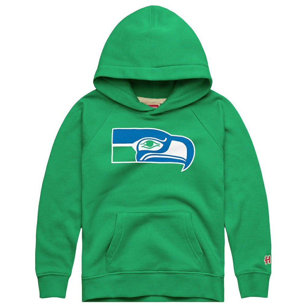 Seattle Seahawks Homage Youth '76 Season Tri-Blend Hoodie Green | NFL