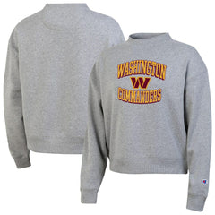 Washington Commanders Champion Women's Triumph Tri-Blend Sweatshirt Gray | NFL