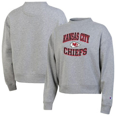 Kansas City Chiefs Champion Women's Triumph Tri-Blend Sweatshirt Gray | NFL