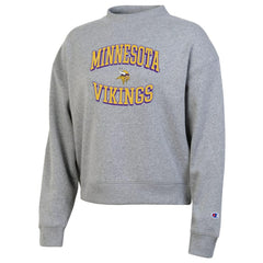 Minnesota Vikings Champion Women's Triumph Tri-Blend Sweatshirt Gray | NFL