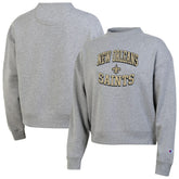 New Orleans Saints Champion Women's Triumph Tri-Blend Sweatshirt Gray | NFL