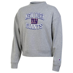 New York Giants Champion Women's Triumph Tri-Blend Sweatshirt Gray | NFL