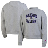 Baltimore Ravens Champion Women's Triumph Tri-Blend Sweatshirt Gray | NFL