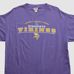 Minnesota Vikings Lee Apparel 2000s T-shirt Purple Vintage | Fanatics