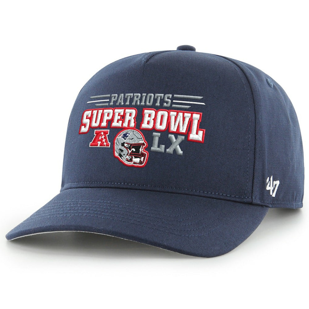 New England Patriots '47 Super Bowl LX Hitch Adjustable Hat Navy | 47 brand