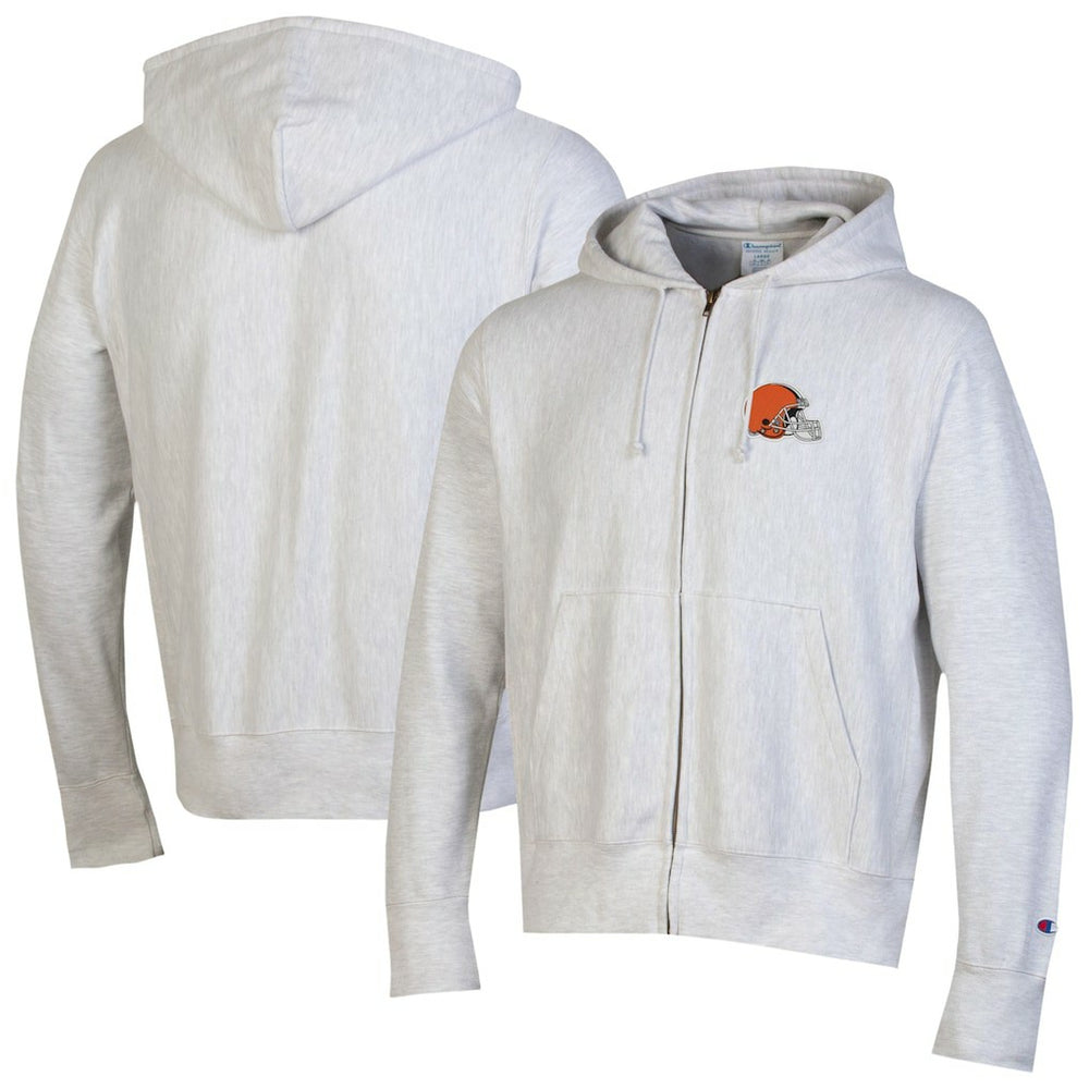 Cleveland Browns Champion Reverse Weave Full-Zip Hoodie Gray | NFL