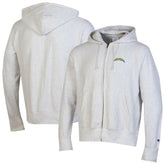 Los Angeles Chargers Champion Reverse Weave Full-Zip Hoodie Gray | NFL