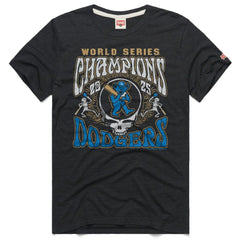 Los Angeles Dodgers x Grateful Dead Homage 2026 Gold Collection Label Tri-Blend T-Shirt - MLB