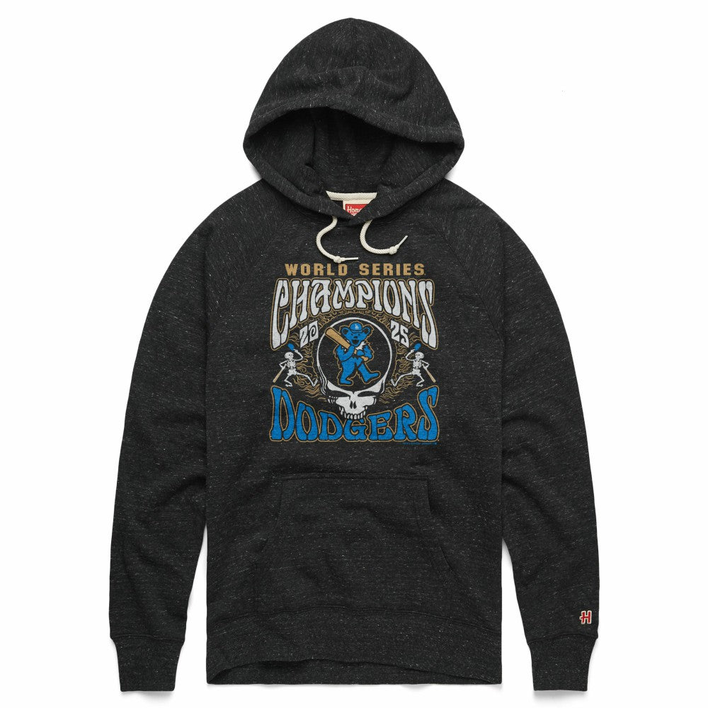 Los Angeles Dodgers Homage 2026 Gold Collection Grateful Dead Hoodie - MLB
