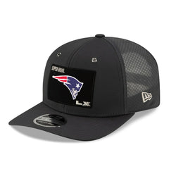 New England Patriots New Era Super Bowl LX Opening Night 9SEVENTY Adjustable Hat Charcoal | NFL