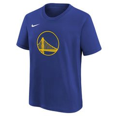 Golden State Warriors Youth Team Essential Logo T-Shirt Royal - NBA