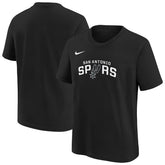 San Antonio Spurs Youth Team Essential Logo T-Shirt Black - NBA