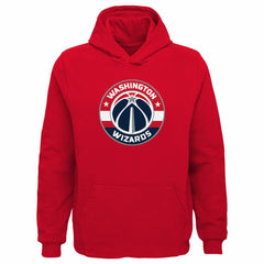 Washington Wizards Outerstuff Youth Primary Logo Pullover Hoodie Red - NBA