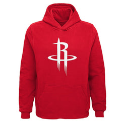Houston Rockets Outerstuff Youth Primary Logo Pullover Hoodie Red - NBA