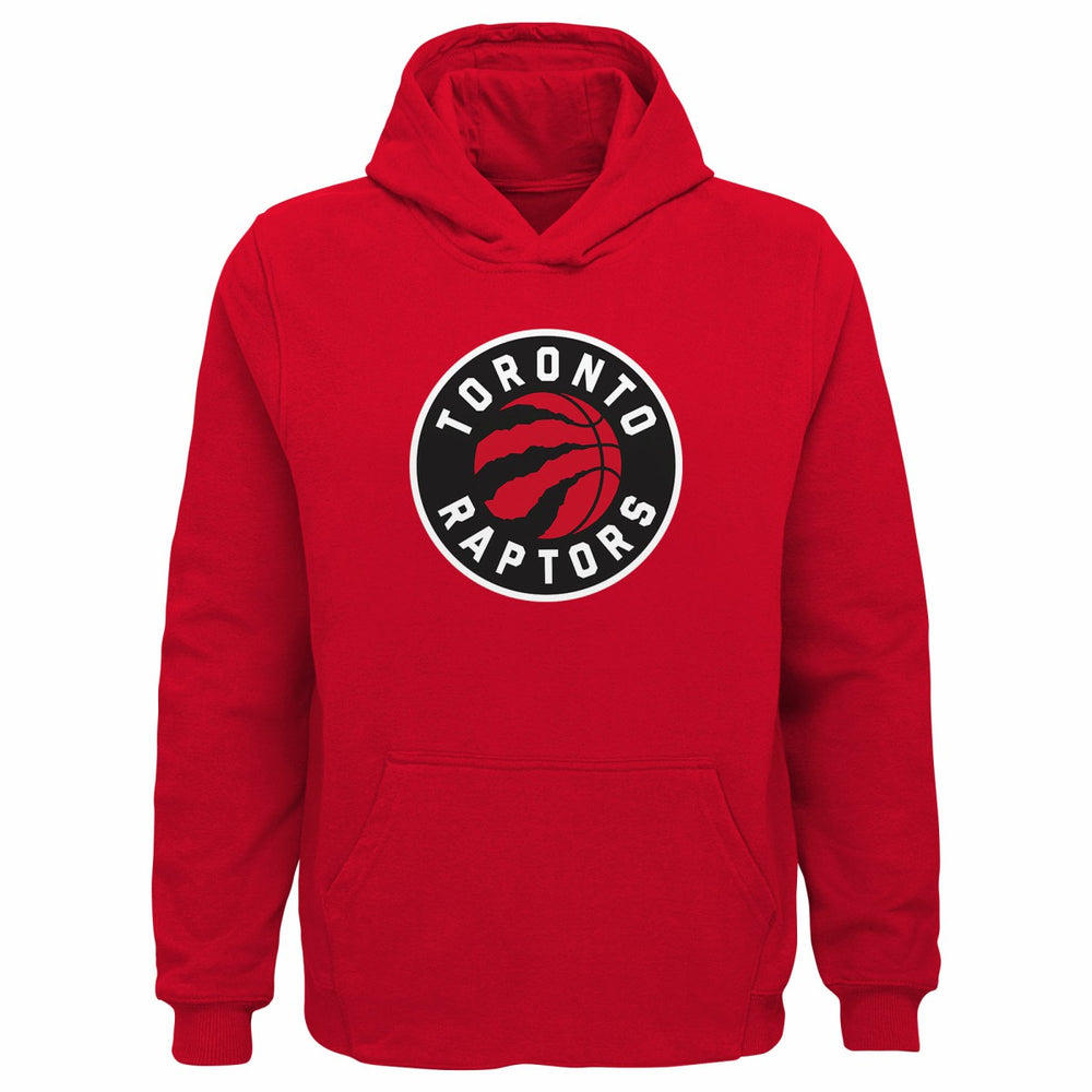 Toronto Raptors Outerstuff Youth Primary Logo Pullover Hoodie Red - NBA