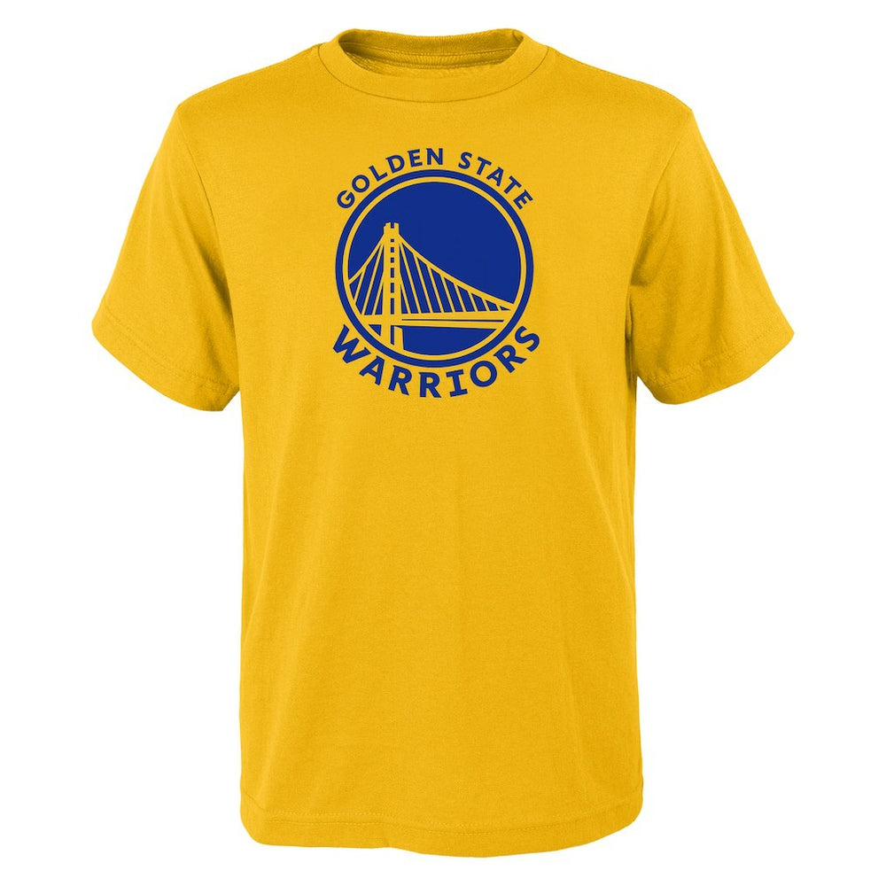 Golden State Warriors Outerstuff Youth Primary Logo T-Shirt Yellow - NBA