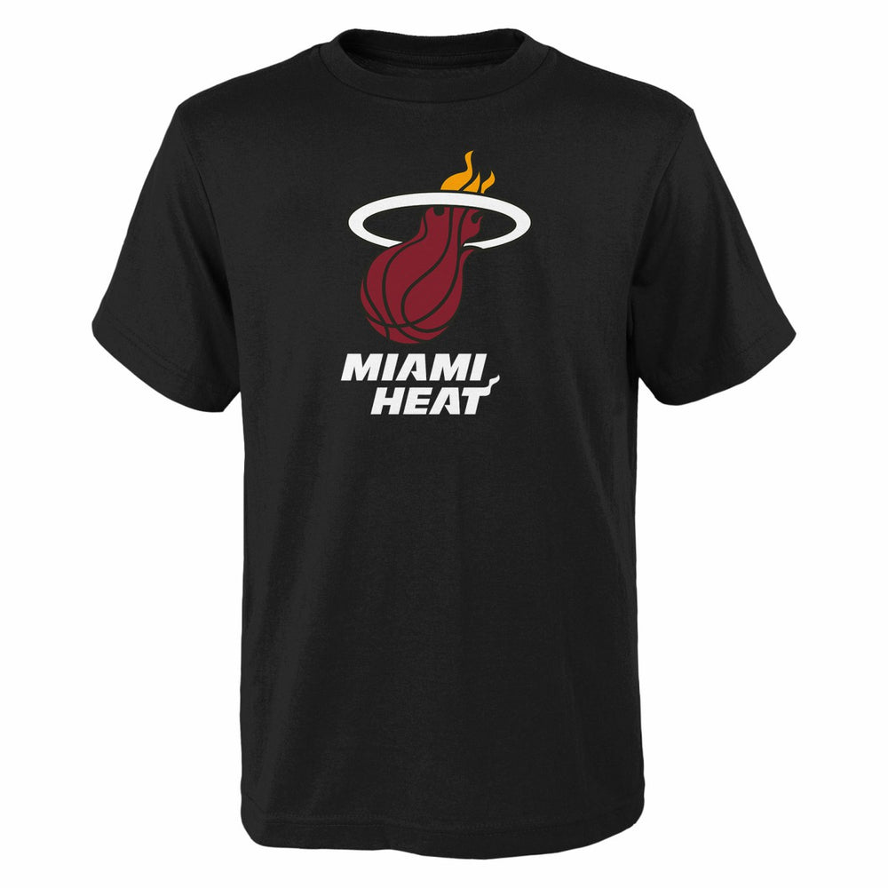 Miami Heat Outerstuff Youth Primary Logo T-Shirt Black - NBA
