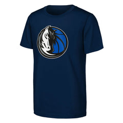 Dallas Mavericks Outerstuff Youth Primary Logo T-Shirt Navy - NBA
