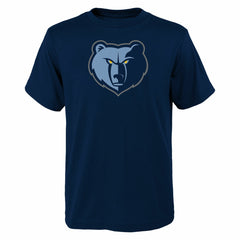 Memphis Grizzlies Outerstuff Youth Primary Logo T-Shirt Navy - NBA
