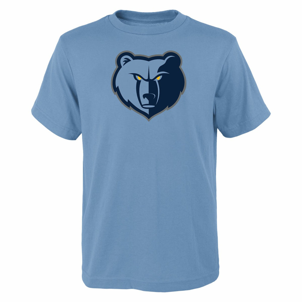 Memphis Grizzlies Outerstuff Youth Primary Logo T-Shirt Light Blue - NBA