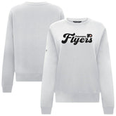 Philadelphia Flyers Levelwear Women's Yvette Big Script Tri-Blend Sweatshirt - White - NHL