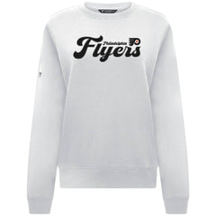 Philadelphia Flyers Levelwear Women's Yvette Big Script Tri-Blend Sweatshirt - White - NHL