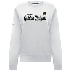 Vegas Golden Knights Levelwear Women's Yvette Big Script Tri-Blend Sweatshirt - White - NHL