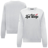 Detroit Red Wings Levelwear Women's Yvette Big Script Tri-Blend Sweatshirt - White - NHL