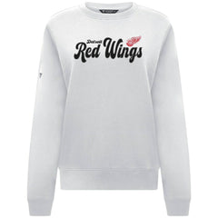 Detroit Red Wings Levelwear Women's Yvette Big Script Tri-Blend Sweatshirt - White - NHL