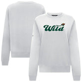 Minnesota Wild Levelwear Women's Yvette Big Script Tri-Blend Sweatshirt - White - NHL