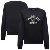 Dallas Stars Levelwear Women's Yvette Limelight Big Letter Sweatshirt - Black - NHL