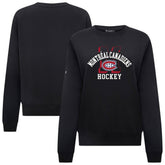Montreal Canadiens Levelwear Women's Yvette Limelight Big Letter Sweatshirt - Black - NHL