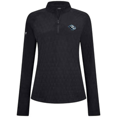 Utah Mammoth Levelwear Women's Spike Raglan Quarter-Zip Top - Black - NHL