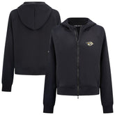 Nashville Predators Levelwear Women's Judd Raglan Full-Zip Hoodie - Black - NHL