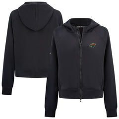 Minnesota Wild Levelwear Women's Judd Raglan Full-Zip Hoodie - Black - NHL