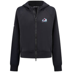 Colorado Avalanche Levelwear Women's Judd Raglan Full-Zip Hoodie - Black - NHL