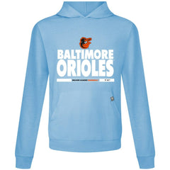 Baltimore Orioles Levelwear Relay Center Stage Long Sleeve Hooded T-Shirt - MLB